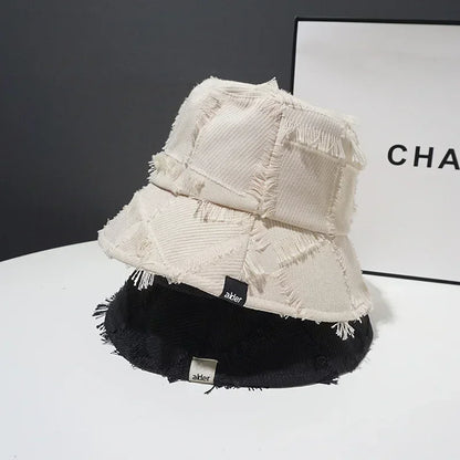 Kids Korean Designer Bucket Hat Sun Protection