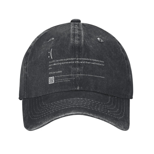 Blue Screen Of Death Casual Trucker Baseball Cap