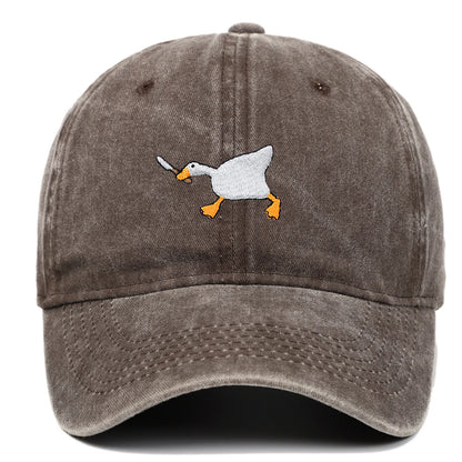 Unisex Urban Goose Embroidered Cap