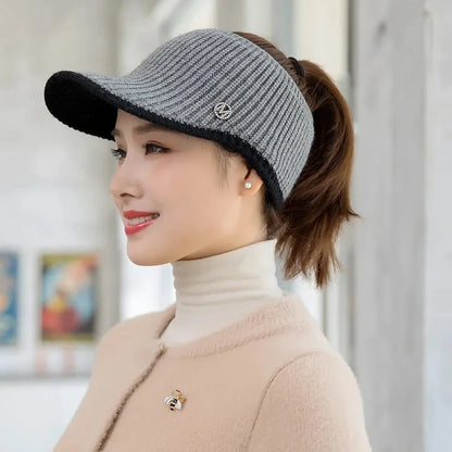 Knitted Empty Top Breathable Baseball Cap