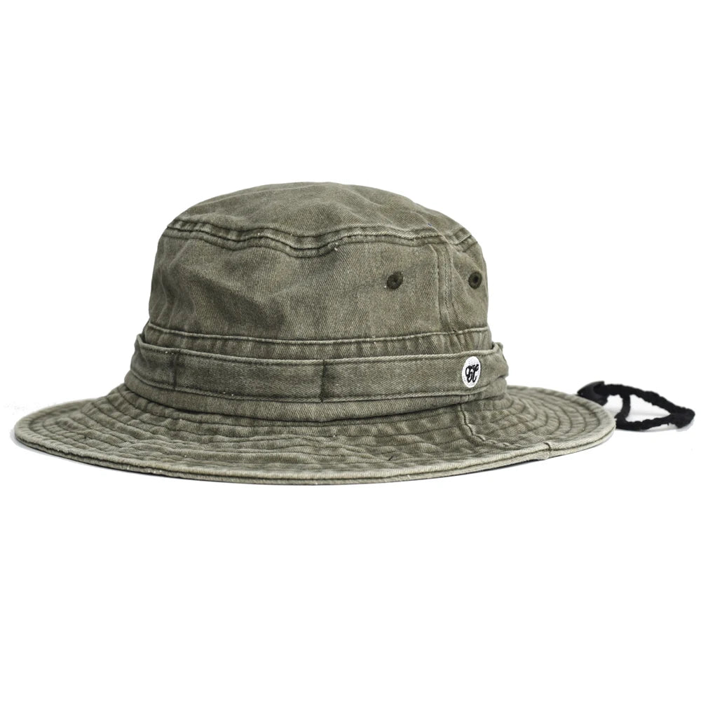 Washed Cotton Outdoor Sun Bucket Hat