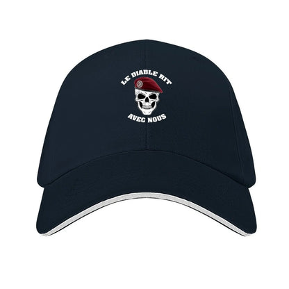 The Devil Laughs With Us Designer Visor Baseball Hat