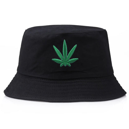 Maple Leaf Bucket Hat Hip Hop Casual Panama Hats