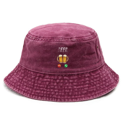 Customize Cotton Washed Vintage Friendship Streetwear Bucket Hat