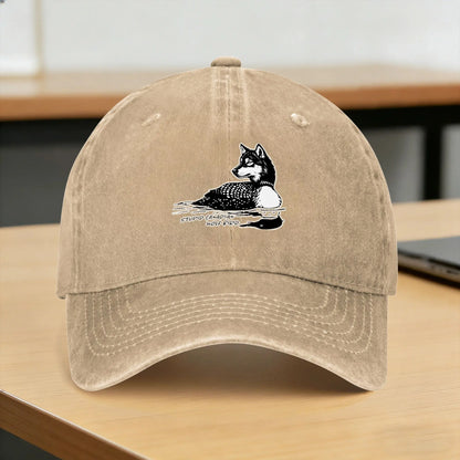 Summer Printed Sun Visor Washed Trucker Cap
