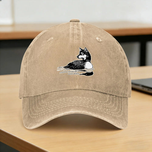 Summer Printed Sun Visor Washed Trucker Cap