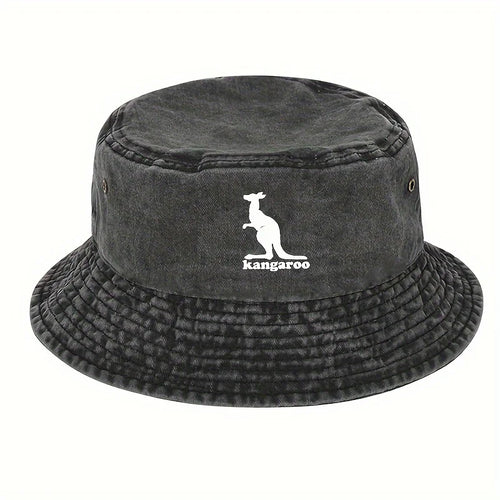 Creative Kangaroo Pattern Travel Outdoor Bucket Hat