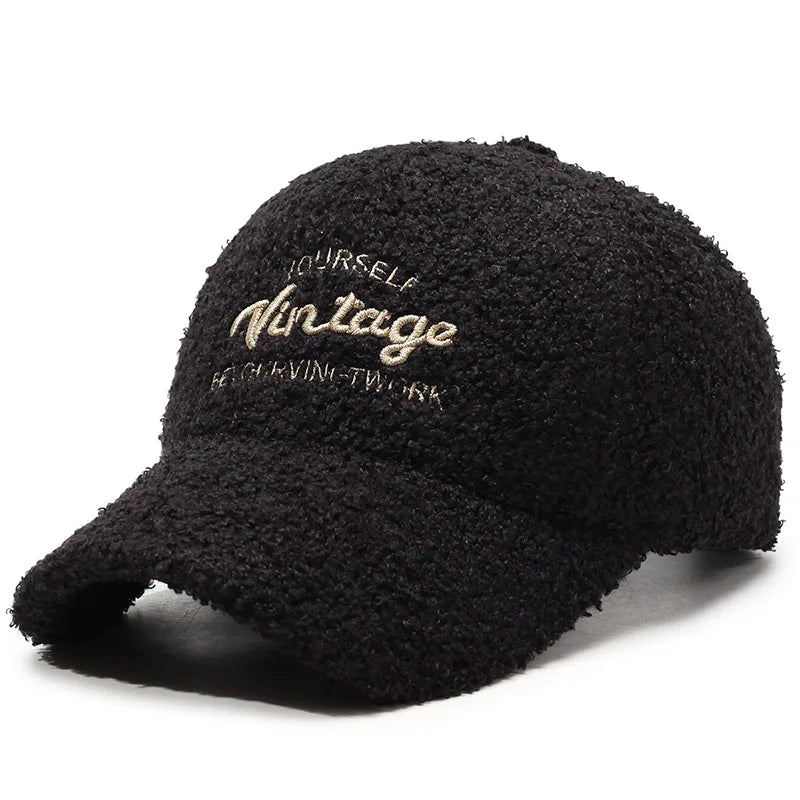 Teddy Plush Warm Baseball Cap