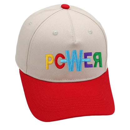 Retro Color Block Embroidered Baseball Cap