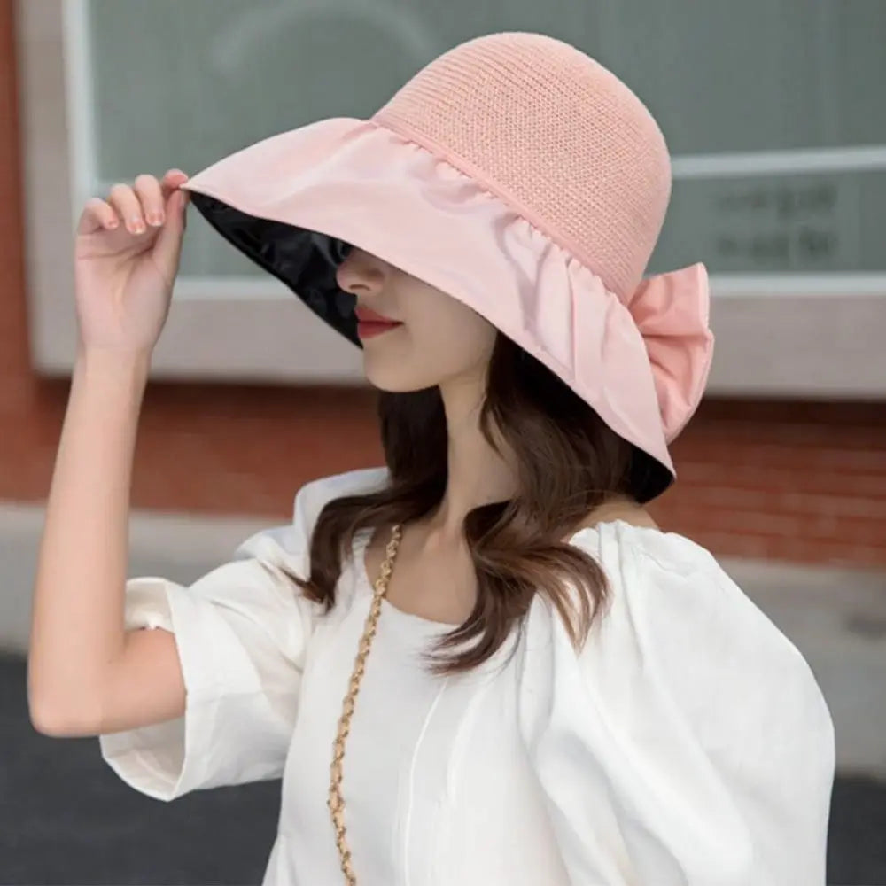 Soft Wide Brim UV Protection Summer Bucket Hat