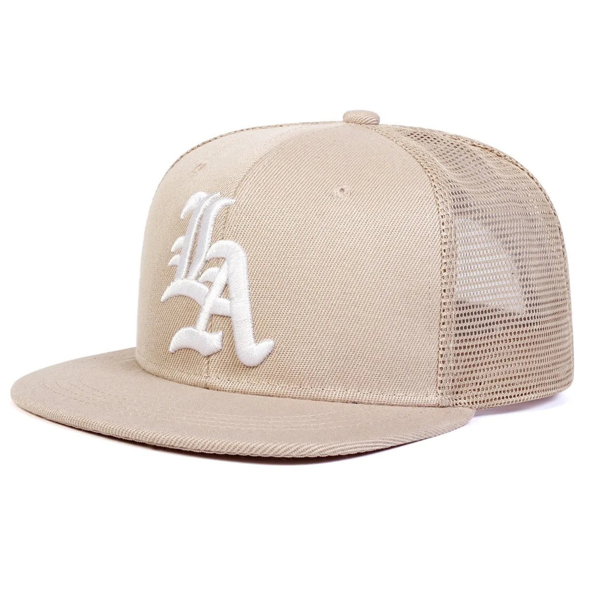 Alphabet Embroidery Snapback Hat Unisex