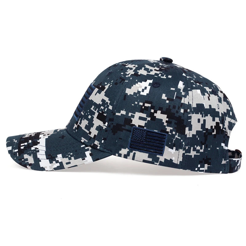 Unisex Army Flag Of The United States Embroidery Baseball Caps