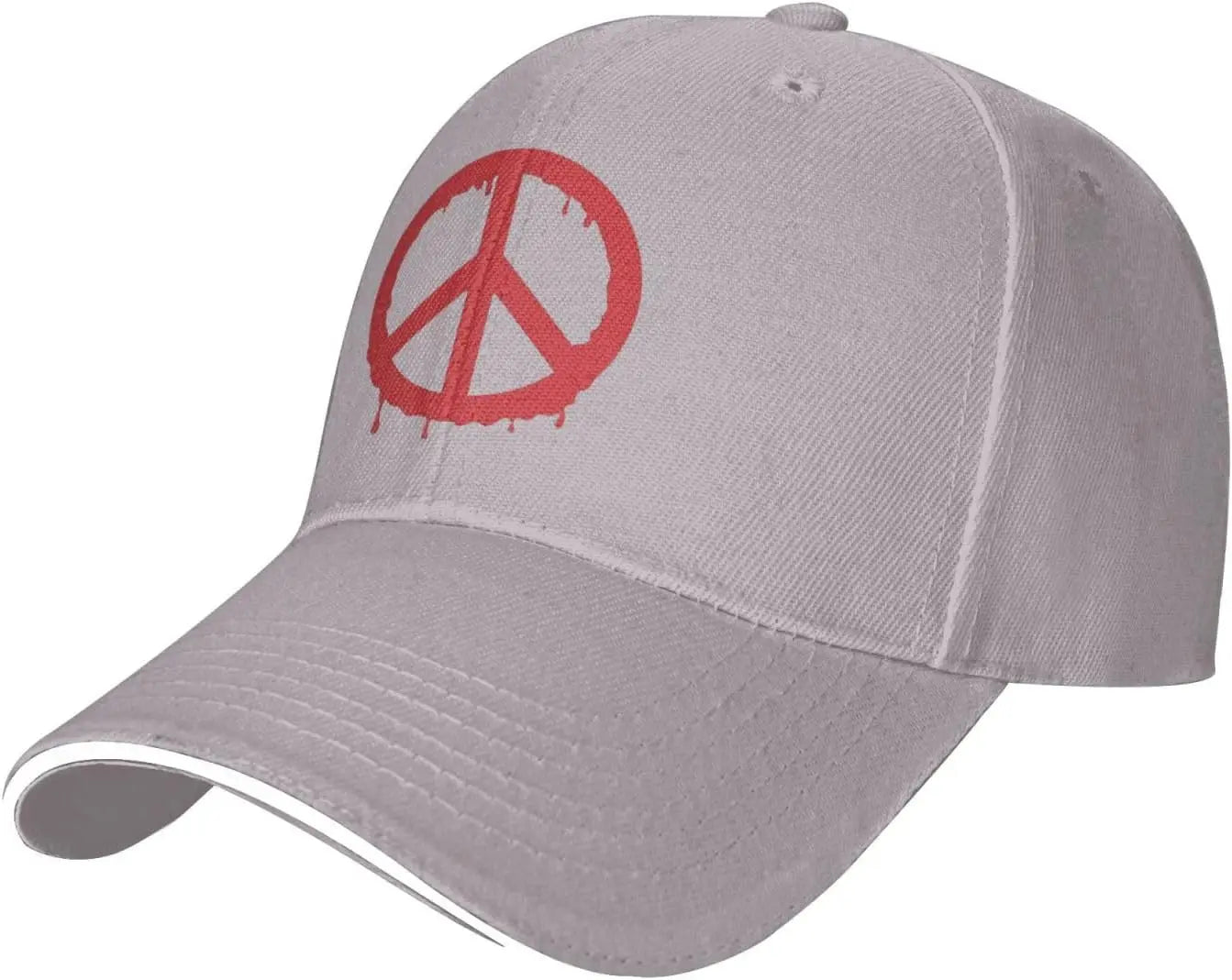 Graffiti Peace Sign Adjustable Casual Baseball Cap