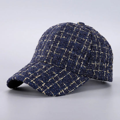 Plaid Adjustable Baseball Cap