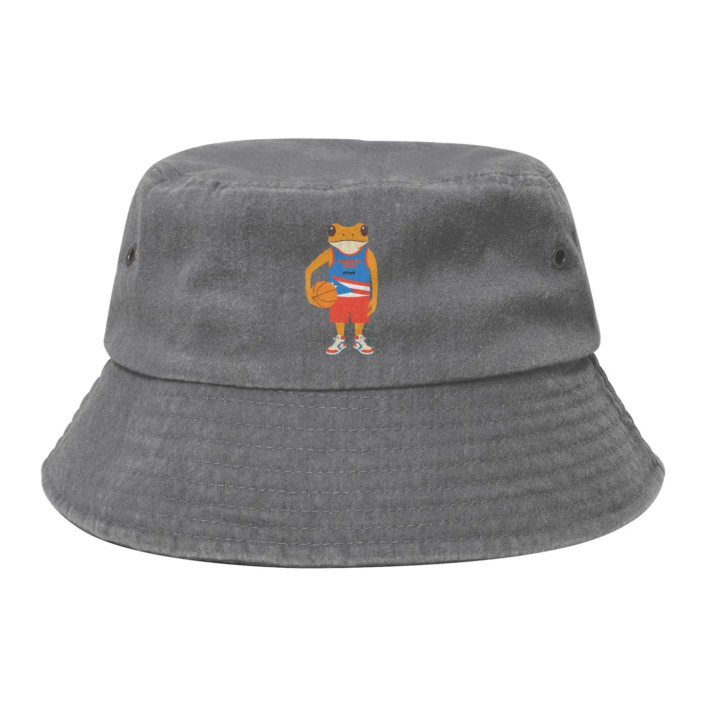 DTMF Bad Bunny Washed Denim Bucket Hat