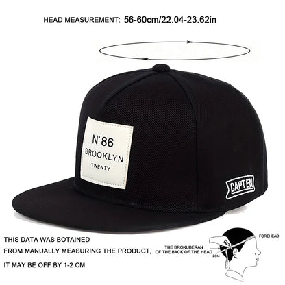 Brooklyn Print Label Embroidery Outdoor Snapback Cap