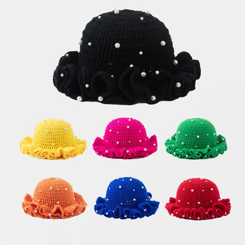 Handmade Crochet Winter Fisherman Bucket Hat