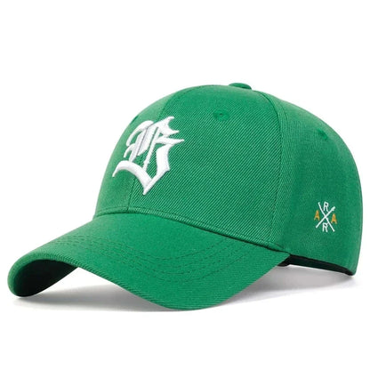Unisex B Letter Embroidery Baseball Cap