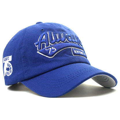 Retro Embroidered Cotton Golf Snapback Cap