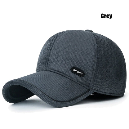 Winter Windproof Baseball Cap with Ear Protection