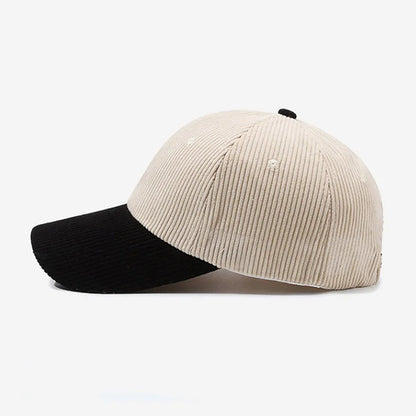 Unisex Corduroy “Wonder” Embroidered Snapback Cap