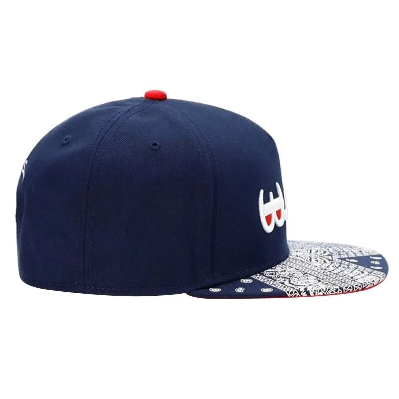 Unisex Letter Embroidery Geometric Printing Hip-hop Hats