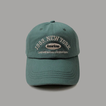 Retro Letter Embroidery Baseball Cap
