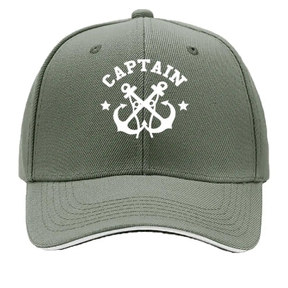 Vintage Nautical Printed Adjustable Unisex Sandwich Baseball Cap