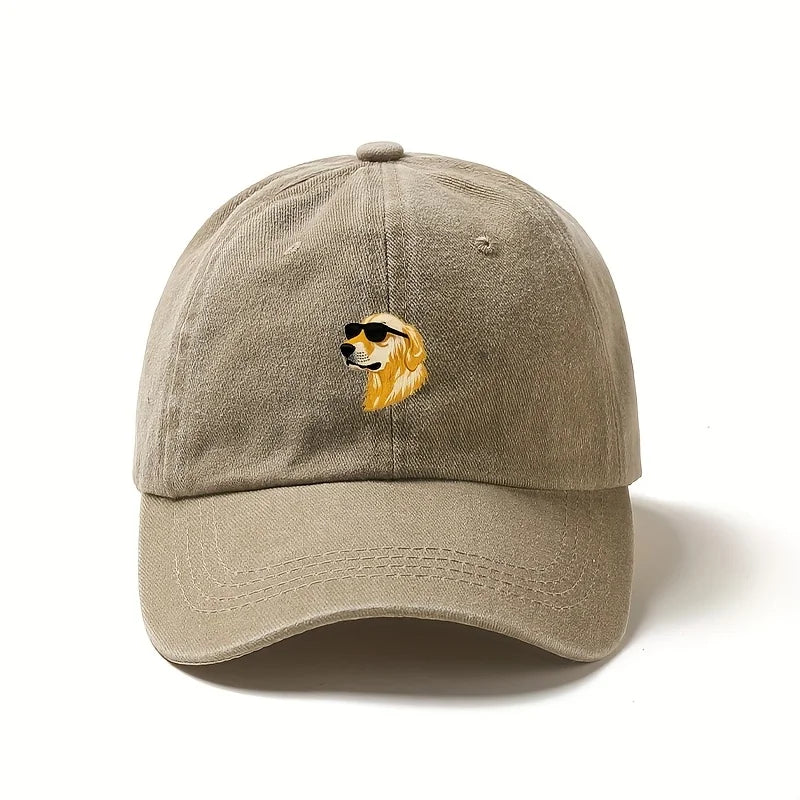 Golden Retriever Printed Baseball Cap
