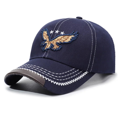 Fashion Eagle Embroidered Outdoor Baseball Cap