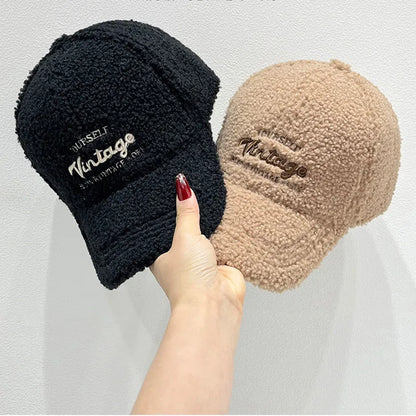 Washed Denim Embroidered Baseball Cap