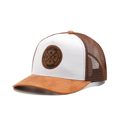 Unisex Embroidered Letter Patch Outdoor Baseball Cap