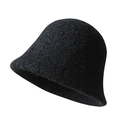 Women's Oversized Sherpa Winter Bucket Hat