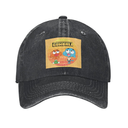 Amazing World Gumball Denim Snapback Baseball Cap