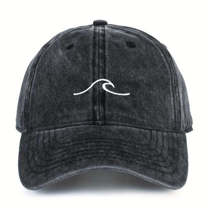Adjustable Embroidered Flame Retro Classic Baseball Cap