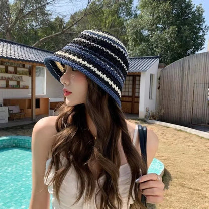 Fashion Colorful Korean Style Breathable Bucket Hat