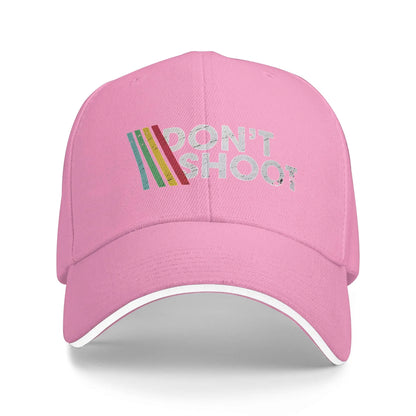 Don't Shoot Arcade Raiders Striped Baseball Cap