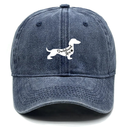 Dachshund Dog Adjustable Cotton Outdoor Baseball Cap