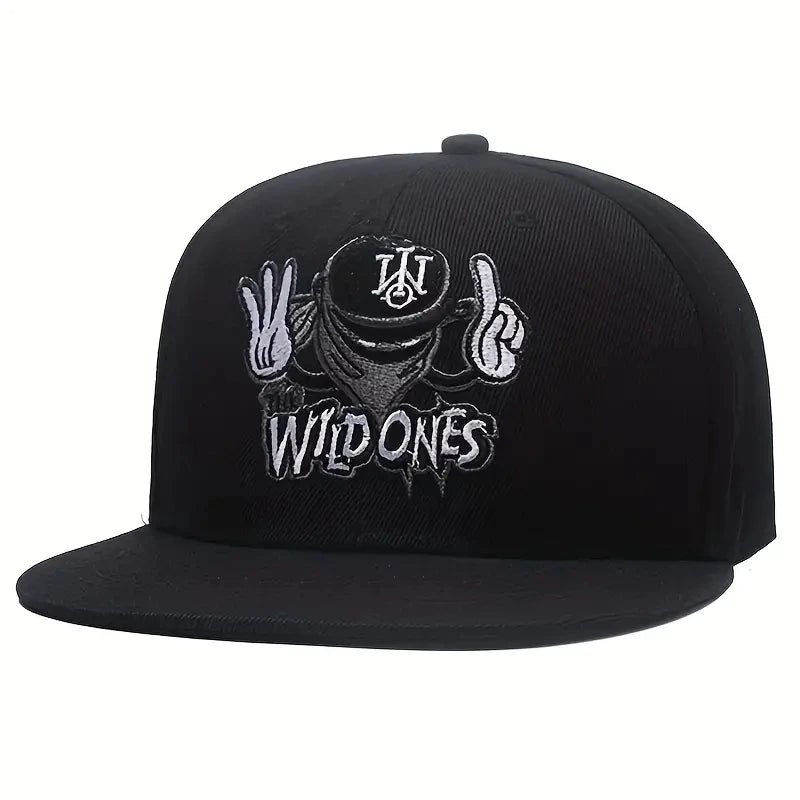 Retro Brand Embroidery Street Art Snapback Cap