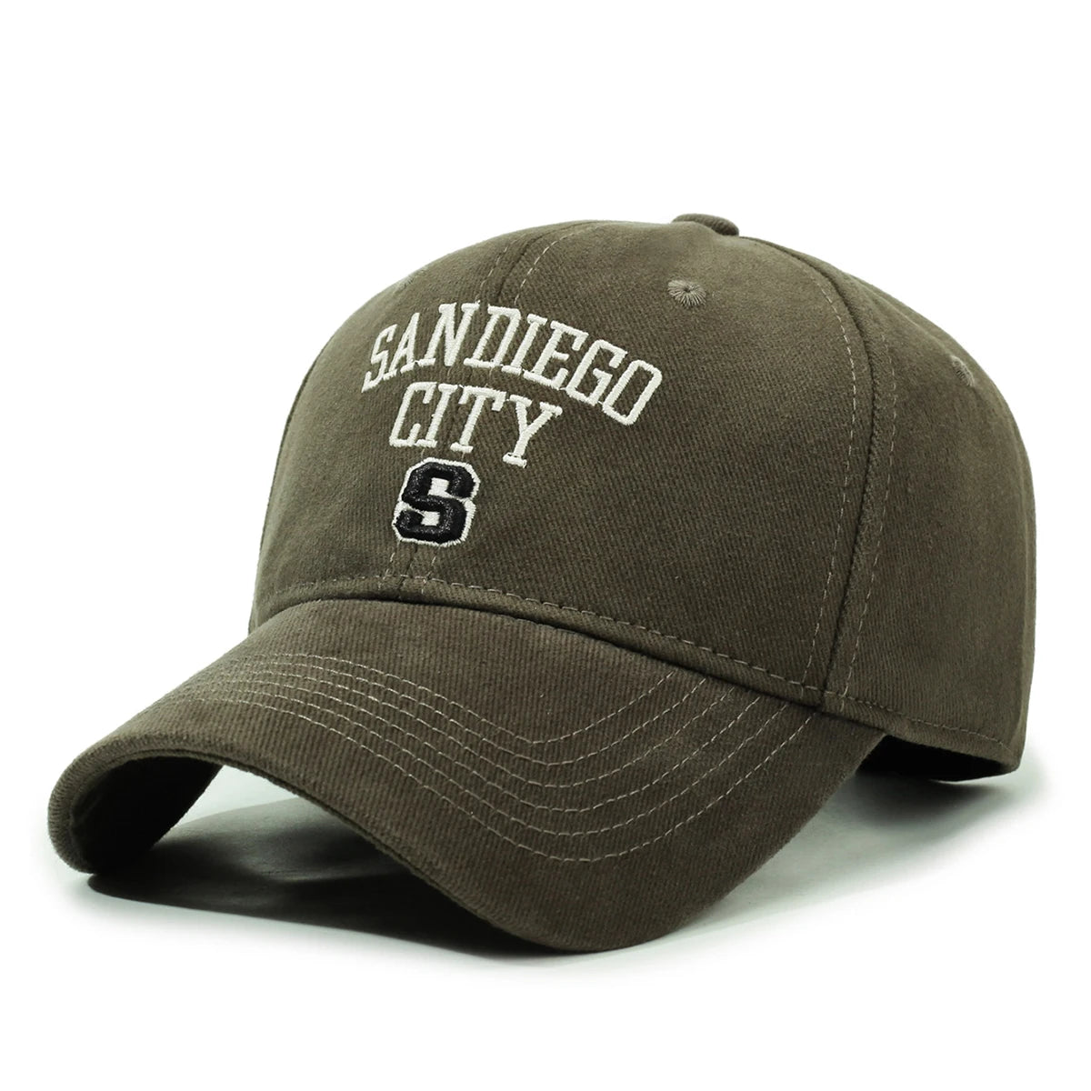 Wide Brim Face-Slimming Baseball Cap