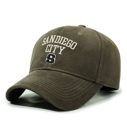 Wide Brim Face-Slimming Baseball Cap