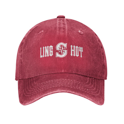 Kpop Longshot Print Trucker Sun Proof Baseball Cap