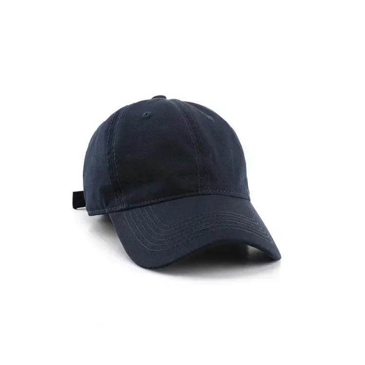 Simple Solid Color Cotton Baseball Cap