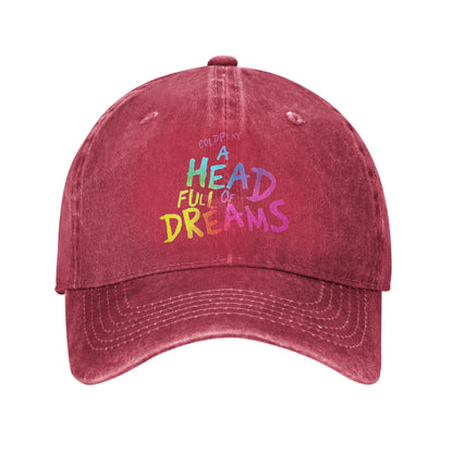 Coldplay 2025 Tour Head Full Dreams Baseball Cap