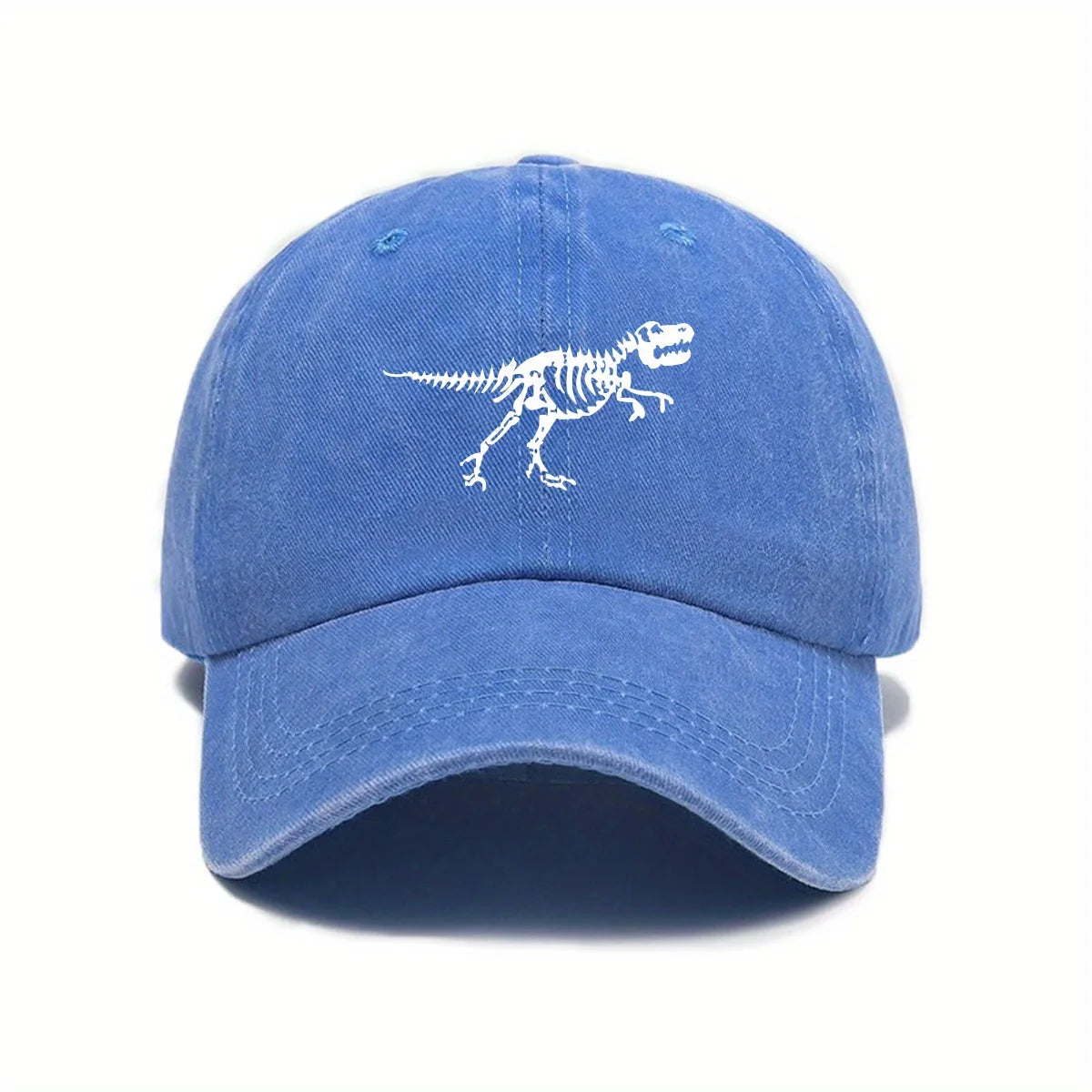 Dinosaur Skeleton Print Casual Street Baseball Cap