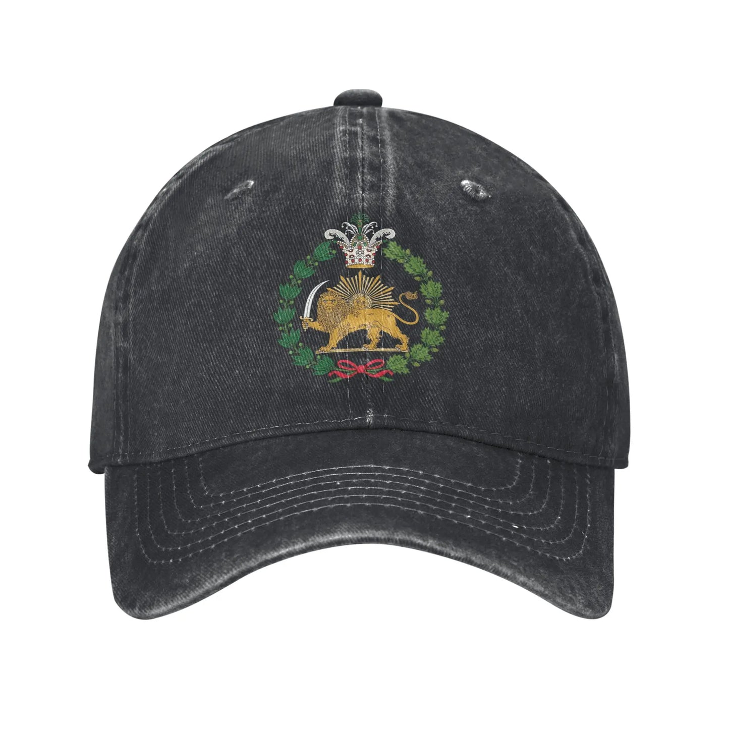 Vintage Shir O Khorshid Lion Iran Baseball Cap
