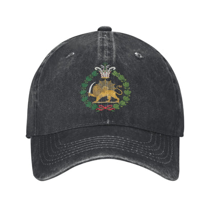 Vintage Shir O Khorshid Lion Iran Baseball Cap