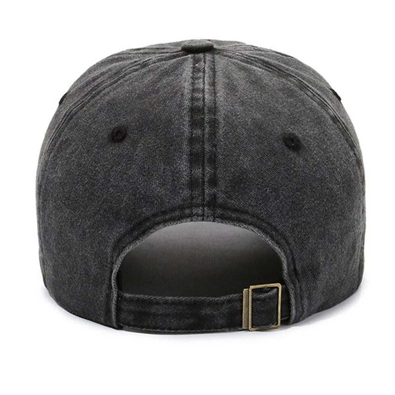 Vintage M Letter Embroidered Baseball Cap