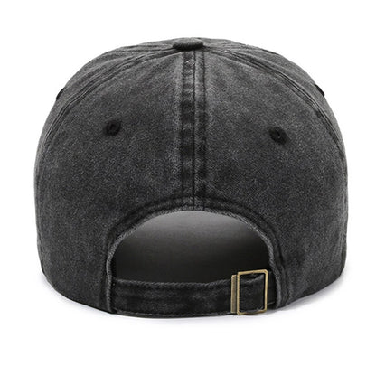 Vintage M Letter Embroidered Baseball Cap