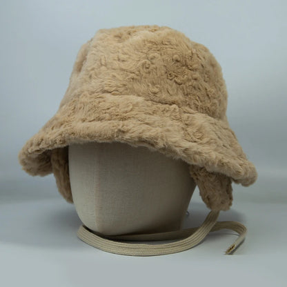 Removable Ear Flap Bucket Hat